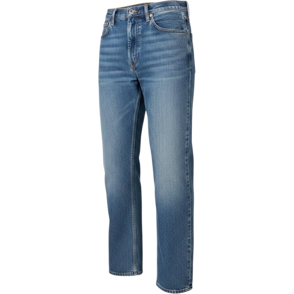AGOLDE Wide Leg High Rise Jeans Medium Wash Blue Button Fly Size 34